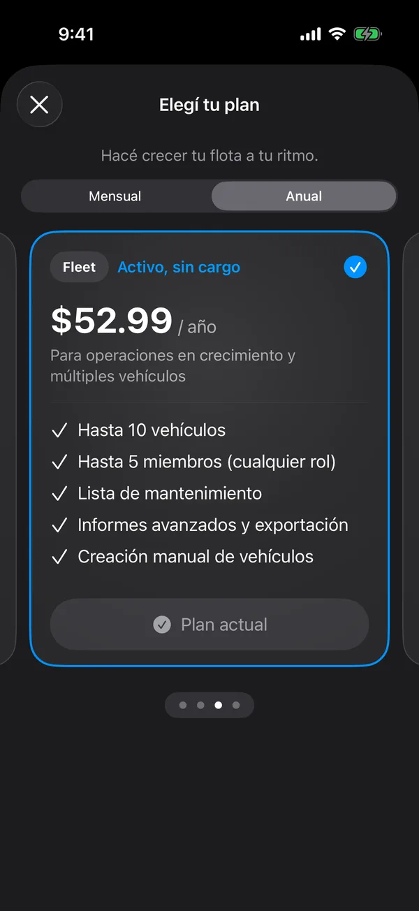 Escolha seu plano, com um cartão para cada plano