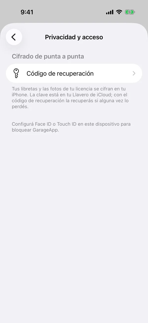 Privacidade e acesso com Face ID, o bloqueio automático e a criptografia