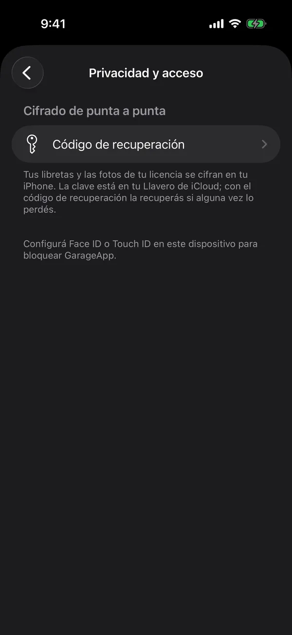 Privacidade e acesso com Face ID, o bloqueio automático e a criptografia