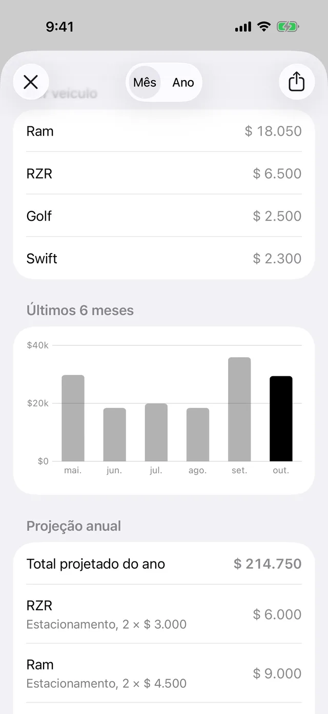 Os últimos 6 meses e a projeção do ano