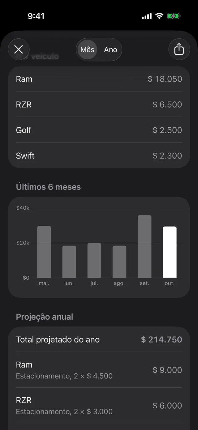 Os últimos 6 meses e a projeção do ano